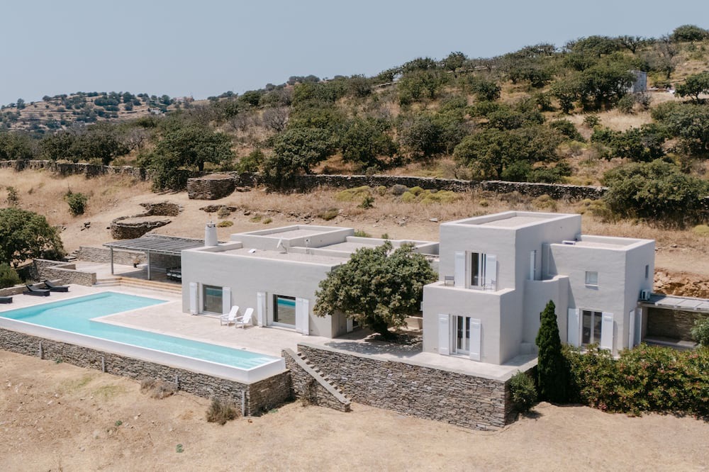Kea Villa | Exclusive 4-Bedroom Villa in Kea with private pool and cinematic sea views