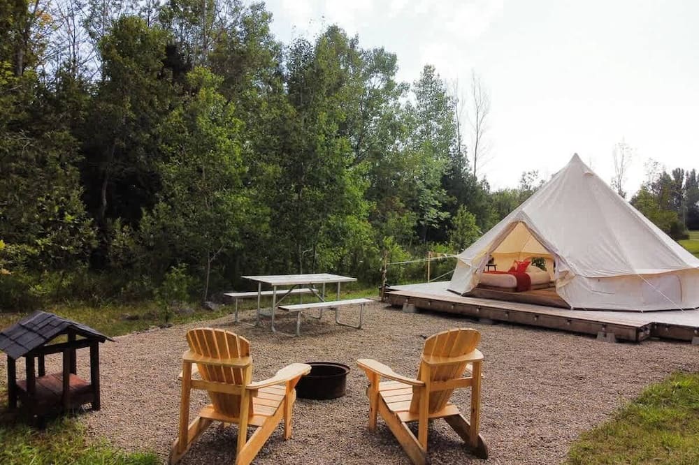 Miller Lake House | "Fox's Den" Glamping Tent