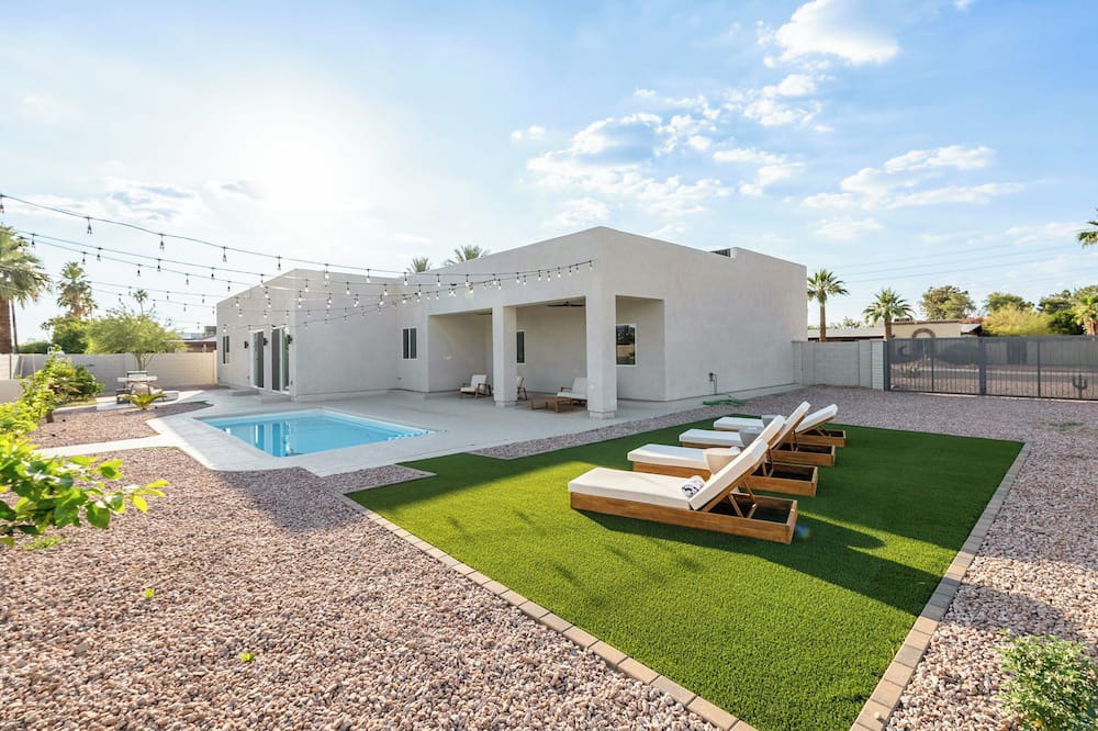 Tami Estates House | Scottsdale Modern Desert Oasis - Private Pool + Game Loung