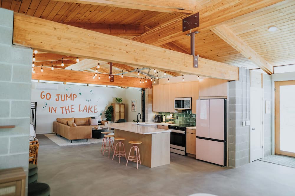 Twin Lake House | 2 Houses, HUGE Sandy Beach, Hot Tub + Sauna