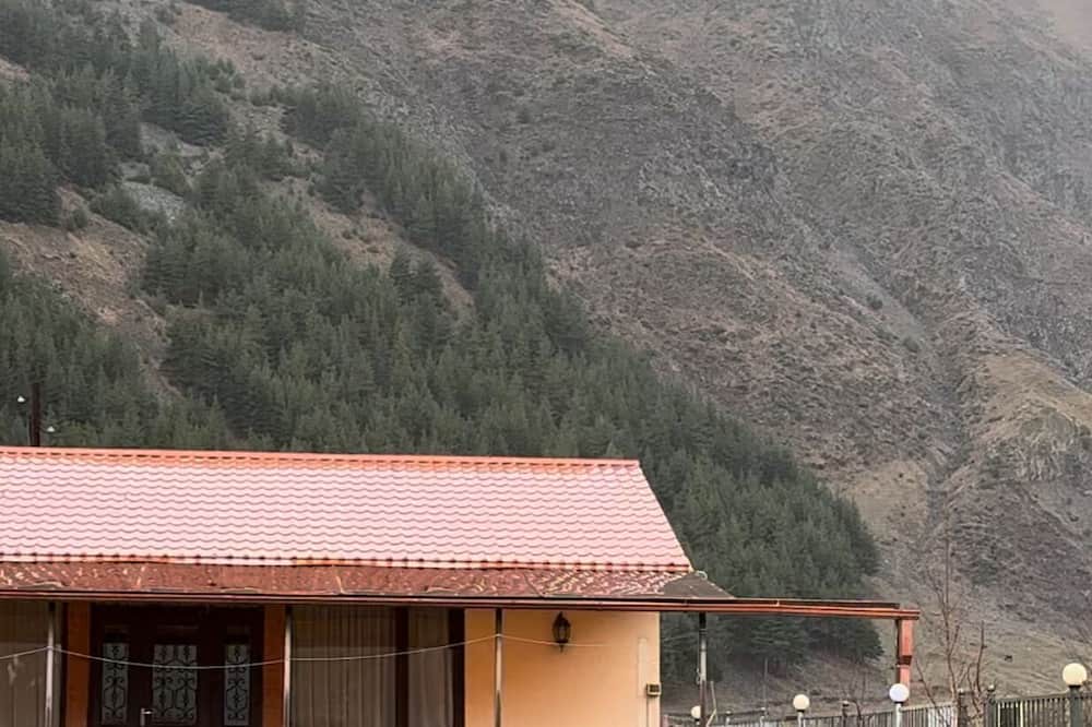 Kazbegi House | A Private Guest House in a secluded area by the river, surrounded by mountains.