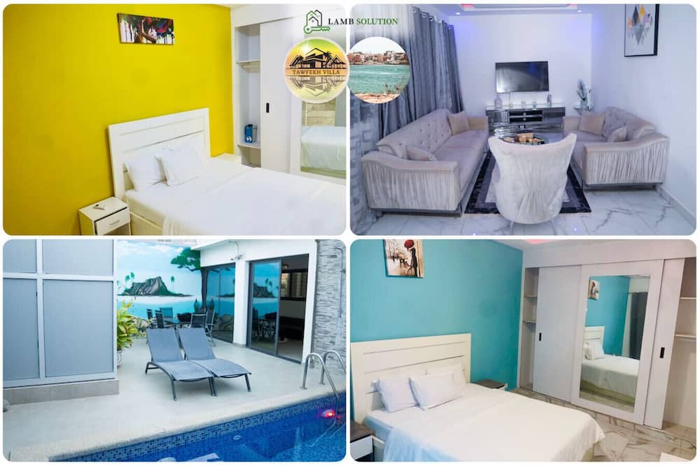 Ngor Villa | Tawfekh Villa: Magnificent villa with pool and sea view