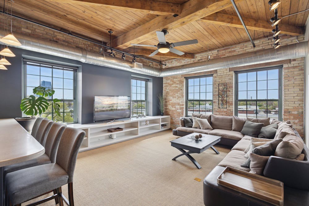 Grand Rapids Condo | Beautiful 2-bedroom condo overlooking downtown Grand Rapids with rooftop deck.