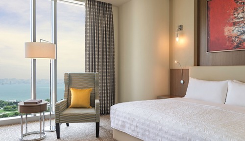 Club Room, 1 King Bed, Non Smoking, Sea View