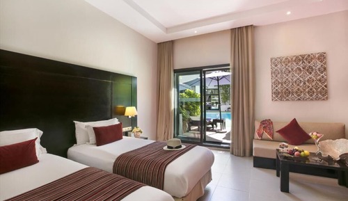 Superior Twin Room, Pool View