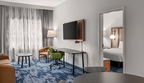 Suite, 1 King Bed with Sofa bed