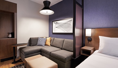 Guest Room, Room, 1 King Bed with Sofa bed, Accessible, Bathtub