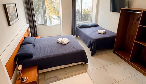 Superior Double Room, 1 Bedroom, Kitchen, Beach View