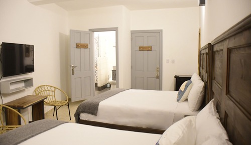 Family Twin Room, 2 Queen Beds, Sea View