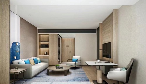 Suite, 1 King Bed, Garden View