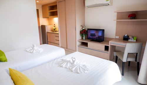 Executive Studio, 2 Twin Beds