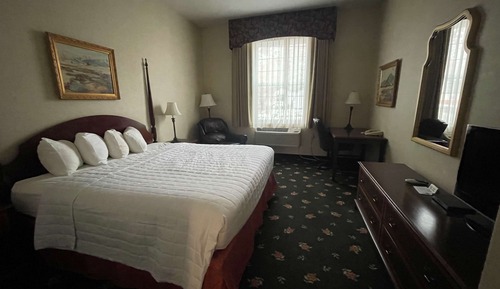 Standard Room, 1 King Bed, Accessible, Refrigerator & Microwave (Walk-in Shower)