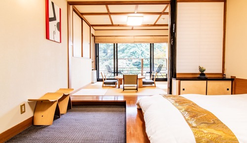 Room with Tatami Area for 4 guests with Shared Bathroom - Non-Smoking