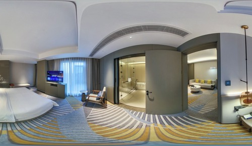 Suite, 1 King Bed (Living Area)