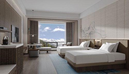 Executive Room, 2 Double Beds, City View
