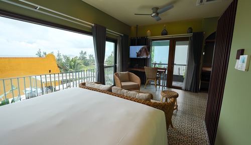 Family Apartment, 2 Bedrooms, Beach View