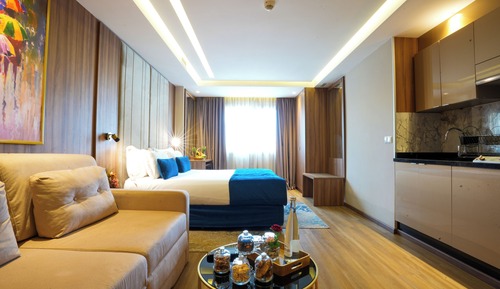 Junior Suite, 1 King Bed with Sofa bed, Kitchenette