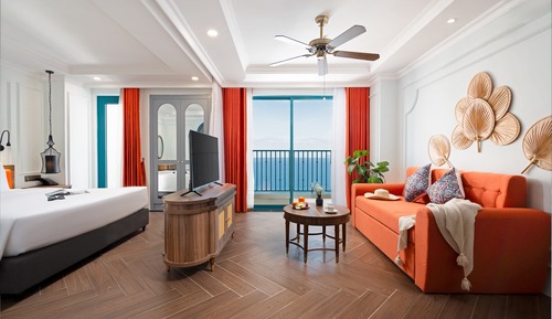 Premier Sea View with Balcony, Bathtub
