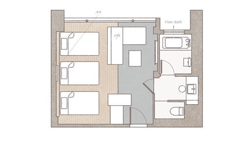 Deluxe Quadruple Room, 4 Bedrooms, Non Smoking