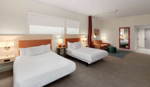 Studio Suite, 2 Queen Beds, Mobility Accessible, Non Smoking (Bathtub w/ Grab Bars)