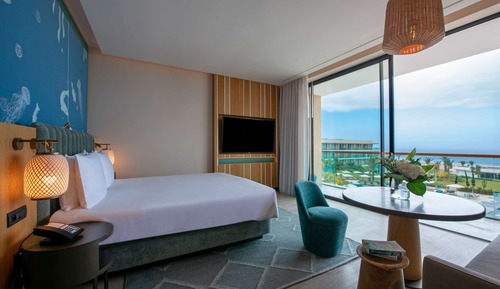 Room, 1 King Bed, Partial Ocean View