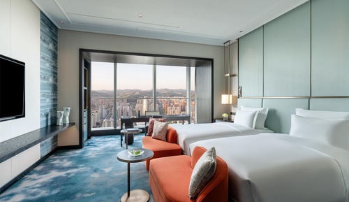 Deluxe Room, 2 Twin Beds, City View