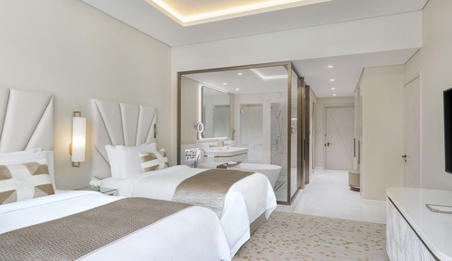 Deluxe Twin Room with City View KYMA beach access Signature St. Regis Butler Service
