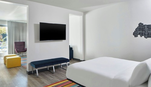 aloft, Suite, 2 Queen Beds, Balcony