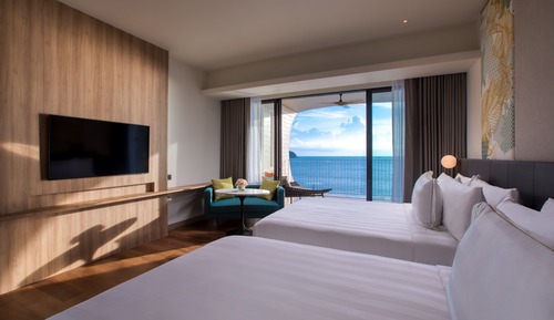 Deluxe Room, 2 Queen Beds, Ocean View