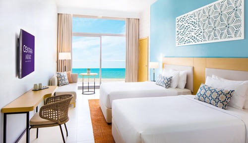 Family Room, 2 Double Beds, Sea View (Panoramic)