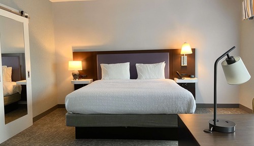 Studio, 1 King Bed, Refrigerator & Microwave (Wet bar)