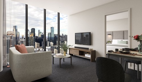 One-Bedroom Deluxe Twin Apartment