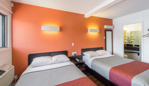 Standard Room, 2 Double Beds, Non Smoking, Refrigerator & Microwave