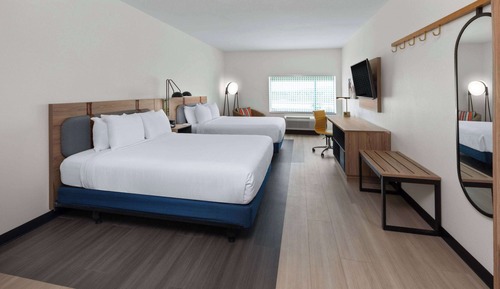 Room, 2 Queen Beds, Non Smoking (Efficiency, Access Tub with Grab Bars)