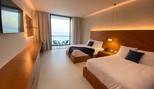 Superior Room, 2 Double Beds, Non Smoking, Ocean View