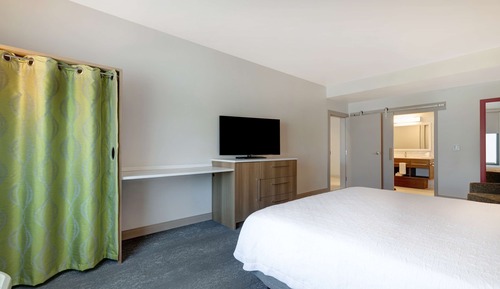 Suite, 1 King Bed, Accessible (Mobility & Hearing, Roll-in Shower)