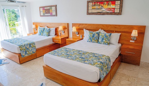 Deluxe Apartment, 2 Bedrooms, Balcony, Garden View