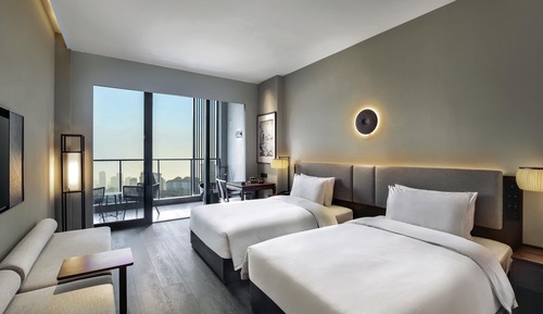 Classic Room, 2 Twin Beds, Mountain View