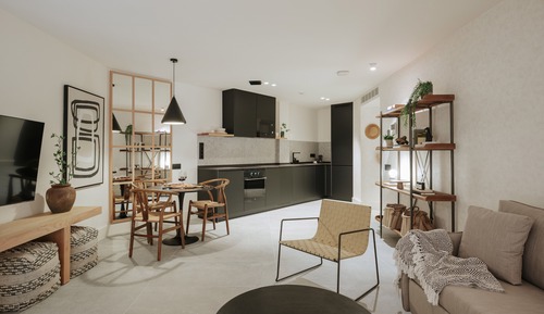 Interior apartment, 1 bedroom