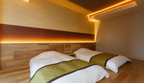 Superior Modern Twin Room with Private Open-air Bath, Ocean view, Non Smoking