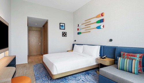 Room, 1 King Bed with Sofa bed, Sea View