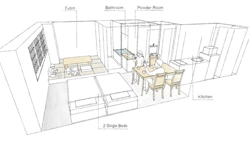 Japanese Apartment 3A