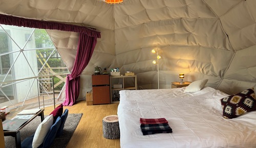 Dome tent type W, Non-smoking