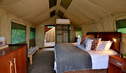 Luxury Tent, 1 King Bed, Courtyard View