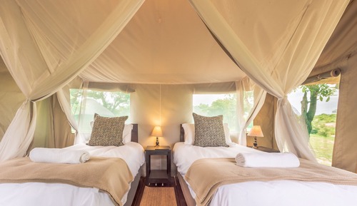 c) Safari Tent with en-suite Bathroom 