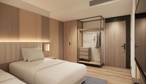 Premium Room, 2 Twin Beds, Balcony (Private Hot Spring)