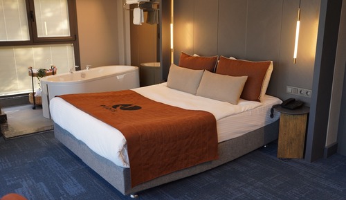 Luxury Double Room, Bathtub, Sea View