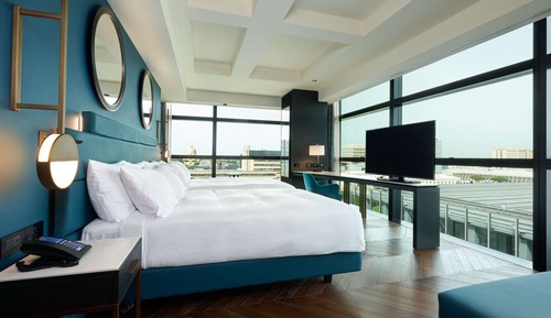 Executive Room, 2 Double Beds, Corner