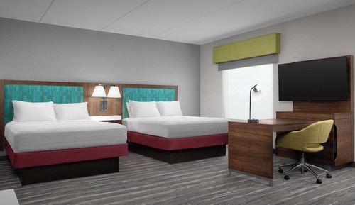 Studio Suite, Multiple Beds, Accessible (2 Queen Beds w/Sofa-Bed, Hearing Acc)