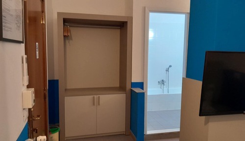 Economy Double Room, rear of the Hotel